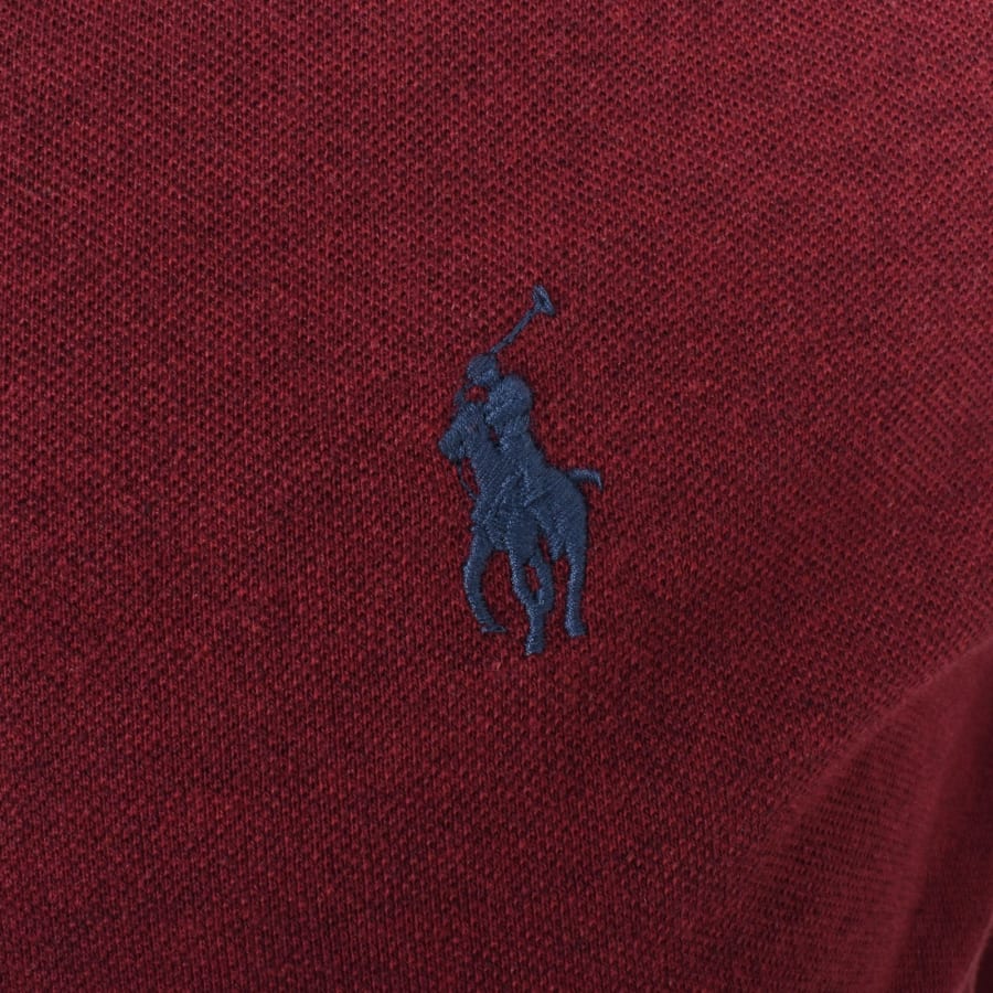 Burgundy ralph lauren shirt mens cheap